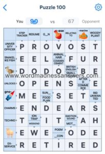 Crossword Master Puzzle 100