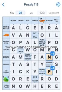 Crossword Master Puzzle 113