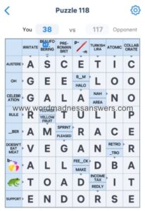 Crossword Master Puzzle 118