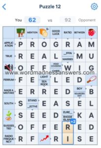 Crossword Master Puzzle 12