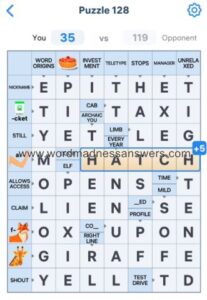 Crossword Mastaer Puzzle 128