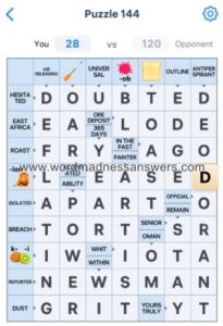 Crossword Master Puzzle 144