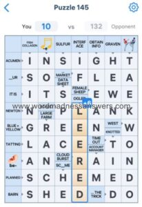 Crossword Master Puzzle 145