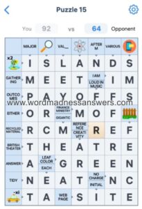 Crossword Master Puzzle 15