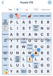 Crossword Master Puzzle 178