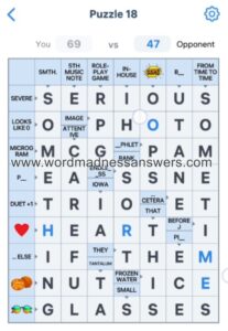 Crossword Master Puzzle 18