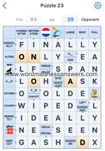 Crossword Master Puzzle 23