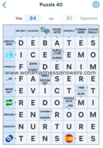 Crossword Master Puzzle 40