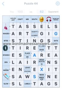 Crossword Master Puzzle 44