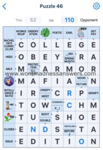 Crossword Master Puzzle 46