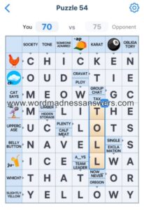 Crossword Master Puzzle 54