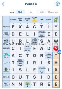 Crossword Master Puzzle 6