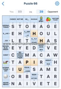 Crossword Master Puzzle 66