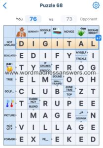 Crossword Master Puzzle 68