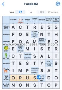 Crossword Master Puzzle 82