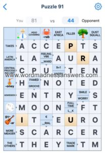 Crossword Master Puzzle 91