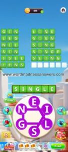 word madness level 355