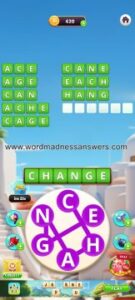 word madness level 374