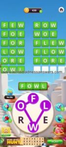 word madness level 375