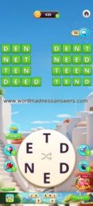 word madness level 396